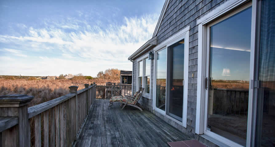 Kick Back while Overlooking the Nantucket Harbor